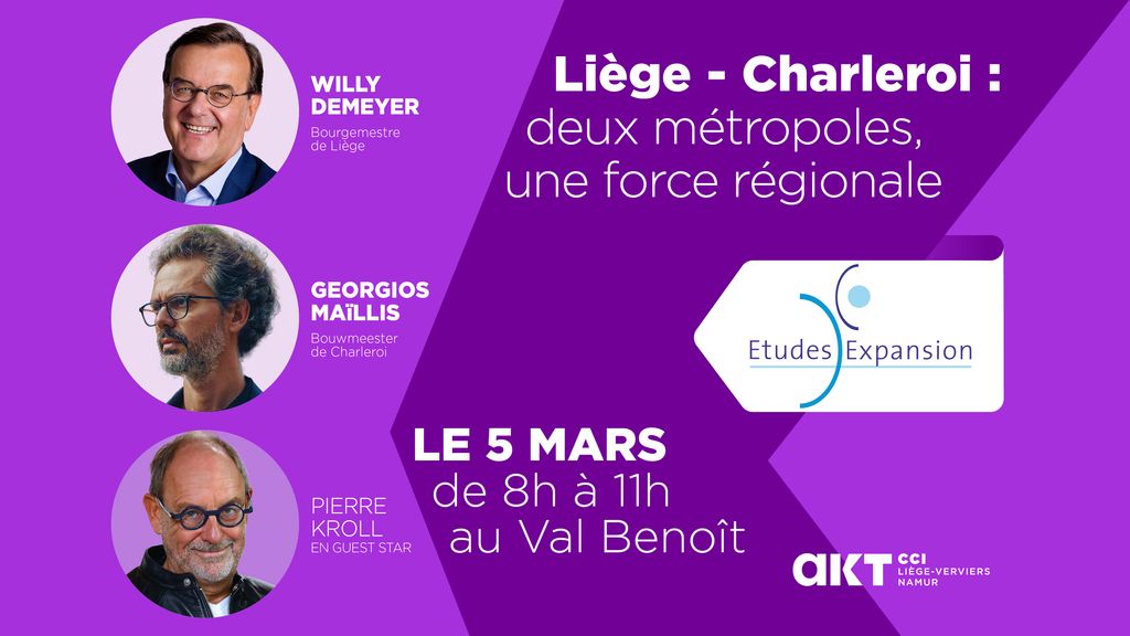 Liège - Charleroi : deux métropoles, une force régionale